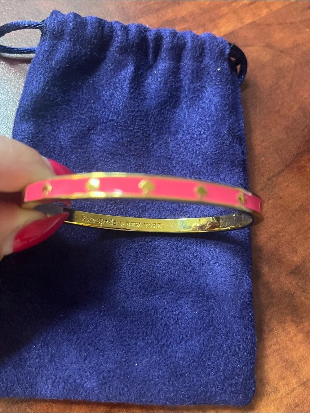kate spade pink bracelet